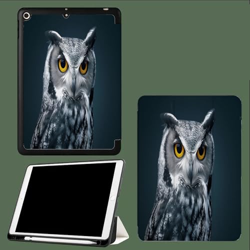 Hülle für iPad Pro 11, Hülle mit Stifthalter für iPad Pro 11 2022/2021/2020, Auto Sleep/Wake, Smart Folio Stand Case Süße Tiere Eule Hülle für iPad Pro 11, Hülle mit Stifthalter für iPad Pro 11 2022/2021/2020, Auto Sleep/Wake, Smart Folio Stand Case Süße Tiere Eule von UOMSKTY