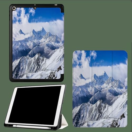 Hülle für iPad Pro 11 Zoll, Modell 2022/2021/2020, Intelligent Abdeckung Schlafen/Wachen Landschaft Natur Schneebedeckte Berge Hülle für iPad Pro 11 Zoll, Modell 2022/2021/2020, Intelligent Abdeckung Schlafen/Wachen Landschaft Natur Schneebedeckte Berge von UOMSKTY
