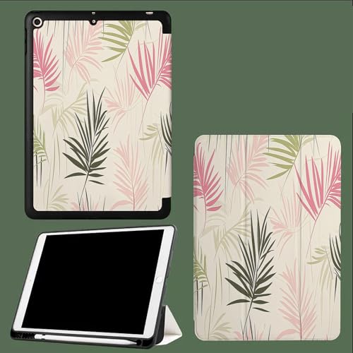 Hülle für ipad 10 Generation 2022, ipad 10,9 Hülle Dünne Leichte PU Leder Tablet Hülle mit Auto Schlaf/Aufwach Funktion Palmblätter Handgezeichnete Pflanzen Hülle für ipad 10 Generation 2022, ipad 10,9 Hülle Dünne Leichte PU Leder Tablet Hülle mit Auto Schlaf/Aufwach Funktion Palmblätter Handgezeichnete Pflanzen von UOMSKTY