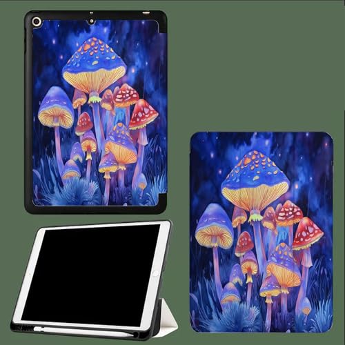 Soft Hülle für iPad 9.7 Zoll 6. Generation 2018/5. Generation 2017,Modell A1822 A1823 A1893 A1954, Weich TPU Schutzhülle Case Cover Dschungel Psychedelisch Pilze Soft Hülle für iPad 9.7 Zoll 6. Generation 2018/5. Generation 2017,Modell A1822 A1823 A1893 A1954, Weich TPU Schutzhülle Case Cover Dschungel Psychedelisch Pilze von UOMSKTY