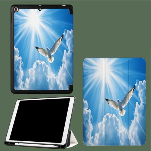 Soft Hülle für iPad 9.7 Zoll 6. Generation 2018/5. Generation 2017,Modell A1822 A1823 A1893 A1954, Weich TPU Schutzhülle Case Cover Möwe Wolken Sonnenschein Tiere Soft Hülle für iPad 9.7 Zoll 6. Generation 2018/5. Generation 2017,Modell A1822 A1823 A1893 A1954, Weich TPU Schutzhülle Case Cover Möwe Wolken Sonnenschein Tiere von UOMSKTY