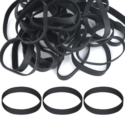 50-Stück Taktische Große Gummibänder, #74 Hochleistungs-UV-Hitze-Kälte-beständige dicke starke elastische große breite Gummibänder für Outdoor Wandern Rucksack Überleben Camping Radfahren Fixed Item von UOMTREO
