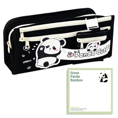 1-Teiliges Panda-Bleistift-Tasche Und 1 Set Klebriger Noten, Niedliche Zeichentrickerei, Studentische Vorräte, Mehrkomponenten-Bleistiftbeutel. 1-Teiliges Panda-Bleistift-Tasche Und 1 Set Klebriger Noten, Niedliche Zeichentrickerei, Studentische Vorräte, Mehrkomponenten-Bleistiftbeutel. von UOPJDD