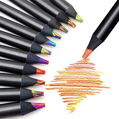 UOPMQGB 8 Farbstifte, Regenbogenstifte, sortierte Farben Stifte, schwarze hölzerne Regenbogenstifte, Erwachsene Malerei Färbung Skizzieren Schule Klassenzimmer Art Supplies UOPMQGB 8 Farbstifte, Regenbogenstifte, sortierte Farben Stifte, schwarze hölzerne Regenbogenstifte, Erwachsene Malerei Färbung Skizzieren Schule Klassenzimmer Art Supplies von UOPMQGB