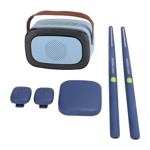 Electric Air Drum Set, 3D Motion Sensing Tragbares Professionelles Virtuelles Drumming -Set für Erwachsene Kinderanfänger (Dunkelblau) von UPALDHOU
