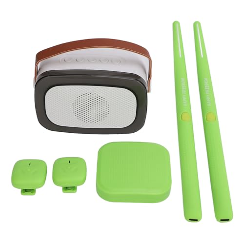Electric Air Drum Set, 3D Motion Sensing Tragbares Professionelles Virtuelles Drumming -Set für Erwachsene Kinderanfänger (GREEN) von UPALDHOU