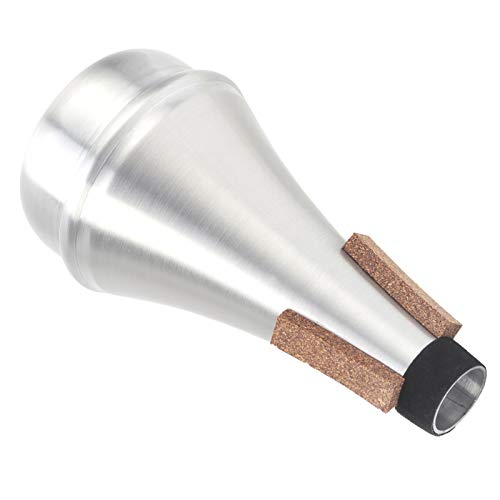 Trompete Straight Stummschalt Aluminiumlegierung Übung Musikinstrumente Accessoires für Trompetenanfänger von UPALDHOU