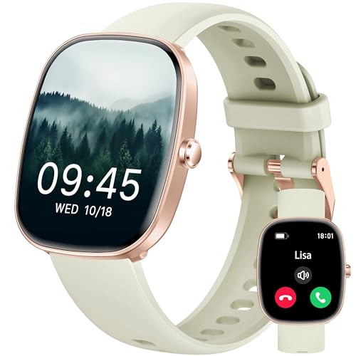 Smartwatch Damen Herren, 1.83" HD Fitness Tracker mit Schrittzähler/Blutdruckmessung/Pulsuhren/Telefonfunktion/SpO2, Gesundheitsuhr, 120+ Sportmodi, IP68 Wasserdicht Fitnessuhr für Iphone Android Smartwatch Damen Herren, 1.83" HD Fitness Tracker mit Schrittzähler/Blutdruckmessung/Pulsuhren/Telefonfunktion/SpO2, Gesundheitsuhr, 120+ Sportmodi, IP68 Wasserdicht Fitnessuhr für Iphone Android von UPDEI
