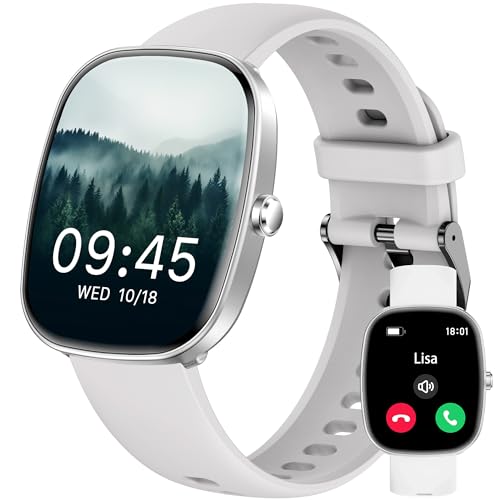 Smartwatch Damen Herren mit Telefonfunktion/Blutdruckmessung/Schlaftracker/Herzfrequenz/SpO2/Schrittzähler, 120+ Sportmodus,Wettervorhersage,IP68 Wasserdicht, 1,83'' HD Fitness Tracker für iOS Android Smartwatch Damen Herren mit Telefonfunktion/Blutdruckmessung/Schlaftracker/Herzfrequenz/SpO2/Schrittzähler, 120+ Sportmodus,Wettervorhersage,IP68 Wasserdicht, 1,83'' HD Fitness Tracker für iOS Android von UPDEI