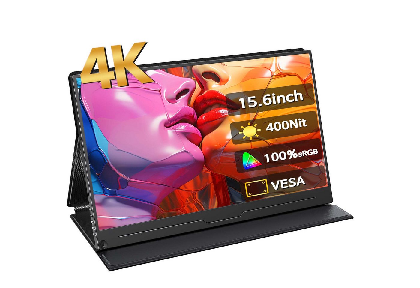 UPERFECT Tragbarer 4K Monitor 15,6 Zoll, UHD 3840x2160 IPS Bildschirm Portabler Monitor (39,60 cm/15.6 ", 3840 x 2160 px, 4 K, 3 ms Reaktionszeit, 60 Hz, für Laptop/PC/Smartphone/PS/XBO/Switch/Videoeditoren) UPERFECT Tragbarer 4K Monitor 15,6 Zoll, UHD 3840x2160 IPS Bildschirm Portabler Monitor (39,60 cm/15.6 ", 3840 x 2160 px, 4 K, 3 ms Reaktionszeit, 60 Hz, für Laptop/PC/Smartphone/PS/XBO/Switch/Videoeditoren) von UPERFECT