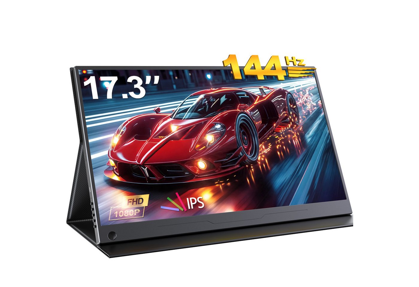 UPERFECT Tragbarer Monitor, Gaming Monitor Portabler Monitor (43,94 cm/17.3 ", 1920 × 1080 px, Full HD, 25 ms Reaktionszeit, 144 Hz, IPS) von UPERFECT