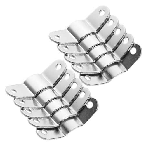 UPKOCH 10 Teiliges Schlagzeug Zubehör Trommelbein Installationsbasis Ethereal Drum Bracket Trommelständer Snare Drum Stand Gummigriffe Bass Drum Clamp Tom Drum Brackets von UPKOCH