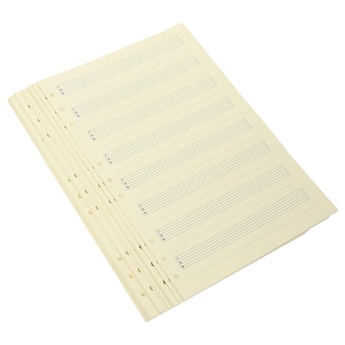 UPKOCH 100 Blatt Personal-Loseblattpapier Einsätze Briefpapier Papiernachfüllungen gefüttert Basic loses Blatt Papier abnehmbares Notizbuchpapier Notizbuch-Nachfüllpapier Manuskriptpapier UPKOCH 100 Blatt Personal-Loseblattpapier Einsätze Briefpapier Papiernachfüllungen gefüttert Basic loses Blatt Papier abnehmbares Notizbuchpapier Notizbuch-Nachfüllpapier Manuskriptpapier von UPKOCH