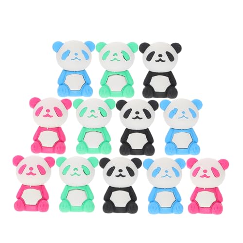UPKOCH 16Stücke Panda Radiergummi Teiliges Cartoon für Lustige Malwerkzeuge und Schule Büro und Kreative Projekte von UPKOCH