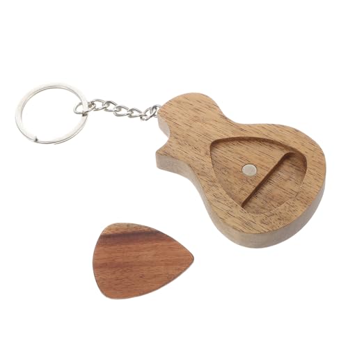 UPKOCH 1Satz Gitarren Plektrum Mit Schlüsselanhänger Und Aufbewahrungsbox Aus Hochwertigem Holz Teilig Für Musiker Und Gitarrenliebhaber Langlebig Und Praktisch UPKOCH 1Satz Gitarren Plektrum Mit Schlüsselanhänger Und Aufbewahrungsbox Aus Hochwertigem Holz Teilig Für Musiker Und Gitarrenliebhaber Langlebig Und Praktisch von UPKOCH