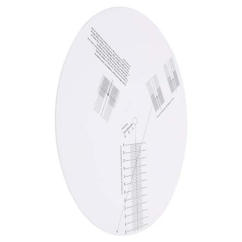 UPKOCH 1Stück Professionelle Vinyl Aufnahme Pickup Kalibrierungsplatte aus Antirutsch Design für Präzise Vinyl Recorder Pickup Kalibrierung für Schallplattenliebhaber UPKOCH 1Stück Professionelle Vinyl Aufnahme Pickup Kalibrierungsplatte aus Antirutsch Design für Präzise Vinyl Recorder Pickup Kalibrierung für Schallplattenliebhaber von UPKOCH