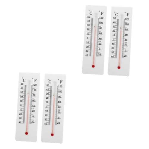 UPKOCH 2 Sätze Thermometer-schlüsselkasten Im Freien Schlüsselversteck Draußen Schlüsselanhänger Büro Gefälschte Dekorativ Büroschlüsselversteck Plastik Weiß 2 Stücke * 2 von UPKOCH