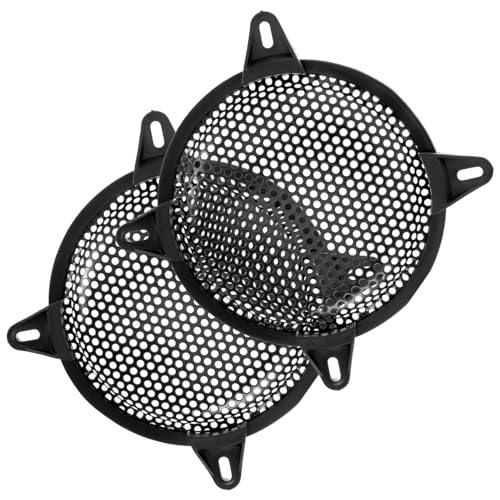 UPKOCH 2 Stück Autolautsprechernetzabdeckung Grill Stoff Auto-Lautsprecher Lautsprecherabdeckungen Lautsprechergitter Zubehör für Subwoofer Metall kaltgewalzter Stahl Schwarz UPKOCH 2 Stück Autolautsprechernetzabdeckung Grill Stoff Auto-Lautsprecher Lautsprecherabdeckungen Lautsprechergitter Zubehör für Subwoofer Metall kaltgewalzter Stahl Schwarz von UPKOCH