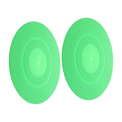 UPKOCH 2 Stück Rekordmatte Plattenheber Plattenspieler Gummimatte Zubehör Antirutschmatte Schallplattenhalter Schallplattenfilzmatte Schallplattenrutschmatte Vinyl-pad Kieselgel Grün UPKOCH 2 Stück Rekordmatte Plattenheber Plattenspieler Gummimatte Zubehör Antirutschmatte Schallplattenhalter Schallplattenfilzmatte Schallplattenrutschmatte Vinyl-pad Kieselgel Grün von UPKOCH