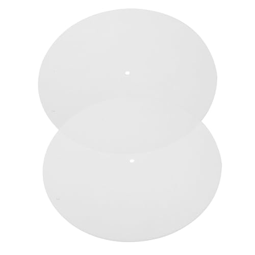 UPKOCH 2 Stück Rekordmatte Teller Matten Drehscheibe Vinyl-Schallplatten-Rutschmatte Pads antirutschmatte Schallplatten-Plattenspieler-Matte Aufnahmegeräte Plattenschutzmatte gefühlt Weiß UPKOCH 2 Stück Rekordmatte Teller Matten Drehscheibe Vinyl-Schallplatten-Rutschmatte Pads antirutschmatte Schallplatten-Plattenspieler-Matte Aufnahmegeräte Plattenschutzmatte gefühlt Weiß von UPKOCH