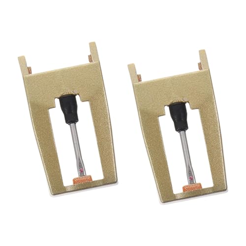 UPKOCH 2 Stück Stiftkassette Nadeln Plattenspieler Vinyl aufzeichnen Drehscheibe drehteller Ersatzstift aufnehmen Ersatz-Stiftnadel Schallplattennadel Rekord-Ersatznadel aluminium Golden UPKOCH 2 Stück Stiftkassette Nadeln Plattenspieler Vinyl aufzeichnen Drehscheibe drehteller Ersatzstift aufnehmen Ersatz-Stiftnadel Schallplattennadel Rekord-Ersatznadel aluminium Golden von UPKOCH