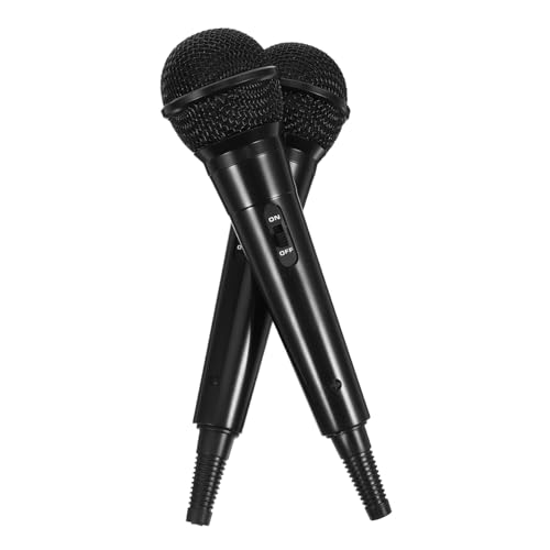 UPKOCH 2Stücke Teiliges Mikrofon aus Kunststoff Realistische Mikrofon Requisite für Rollenspiele Bühnenaufführungen und Kreative Aktivitäten für Interaktive Spiele UPKOCH 2Stücke Teiliges Mikrofon aus Kunststoff Realistische Mikrofon Requisite für Rollenspiele Bühnenaufführungen und Kreative Aktivitäten für Interaktive Spiele von UPKOCH