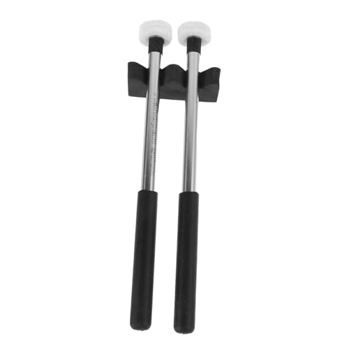 UPKOCH 2pcs Drum Sticks Mit Rutschmetallgriffen Und Filzköpfen Für Zungentrommel- Und Percussion-instrumente Tragbares Drum-zubehör Für Verbesserte Leistung von UPKOCH