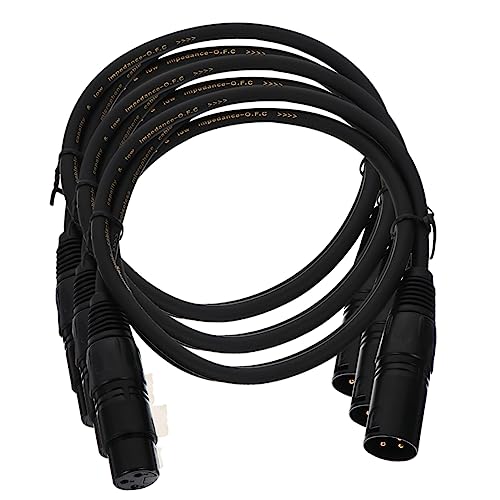 UPKOCH 3 Stück Mikrofonkabel für Lautsprecher 3-poliges Mikrofonkabel Weiblich -Mikrofon Kondensator männlich 3-poliges XLR-Kabel -XLR-Kabel Kupfer Black UPKOCH 3 Stück Mikrofonkabel für Lautsprecher 3-poliges Mikrofonkabel Weiblich -Mikrofon Kondensator männlich 3-poliges XLR-Kabel -XLR-Kabel Kupfer Black von UPKOCH