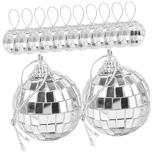 UPKOCH 30 Stück Hängende Dekokugel De Noel Spiegel Discokugeln Ornamente Weihnachtsschmuck Mehrfarbig Party Ball Led Mini Club-disco-kugel Anhänger Discokugel Glas UPKOCH 30 Stück Hängende Dekokugel De Noel Spiegel Discokugeln Ornamente Weihnachtsschmuck Mehrfarbig Party Ball Led Mini Club-disco-kugel Anhänger Discokugel Glas von UPKOCH