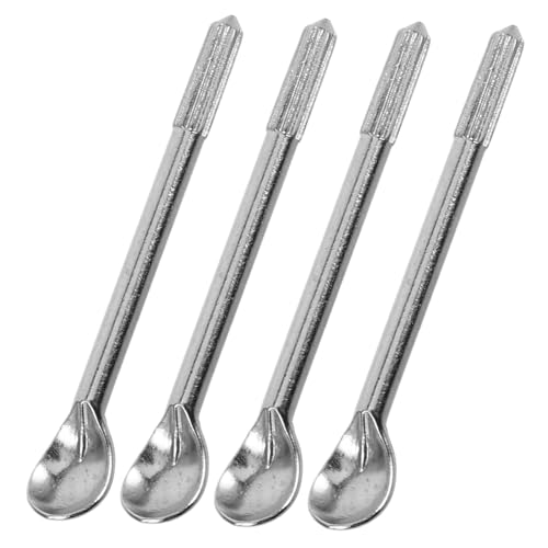 UPKOCH 4 Stück Klavierverbindungslöffel Rostfrei Melodie Wartungswerkzeuge Für Klaviermechanik Silber Anfänger Professional Schlüssel Aktion Ersatz Stimmset Für Klavier Silver Legierung von UPKOCH