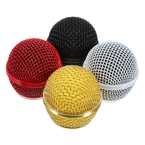 UPKOCH 4 Stück Mikrofon-Mesh-Kopf Abdeckung Universal- Ersatz Grill Austausch des Mikrofongitters Mikrofonkopf Mikrofon deckt Mikrofone ab Mikrofonteile Mikrofon Zubehör Metall UPKOCH 4 Stück Mikrofon-Mesh-Kopf Abdeckung Universal- Ersatz Grill Austausch des Mikrofongitters Mikrofonkopf Mikrofon deckt Mikrofone ab Mikrofonteile Mikrofon Zubehör Metall von UPKOCH