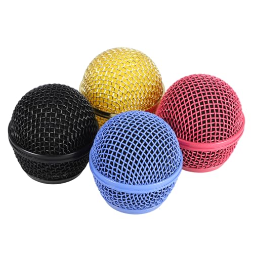 UPKOCH 4 Stück Mikrofon-mesh-kopf Farbiges Mikrofon Abdeckung Ersatzbildschirm Für Mikrofone Mikrofongitter Maschengitter Farbe Mesh-grill Mikrofonkopf Mikrofon Zubehör Metall UPKOCH 4 Stück Mikrofon-mesh-kopf Farbiges Mikrofon Abdeckung Ersatzbildschirm Für Mikrofone Mikrofongitter Maschengitter Farbe Mesh-grill Mikrofonkopf Mikrofon Zubehör Metall von UPKOCH
