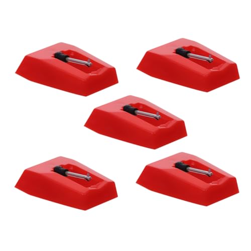UPKOCH 5 Stück Stift Nadel aufzeichnen Abspielgerät Ersatz drehteller Stile für Plattenspieler Plastik rot UPKOCH 5 Stück Stift Nadel aufzeichnen Abspielgerät Ersatz drehteller Stile für Plattenspieler Plastik rot von UPKOCH