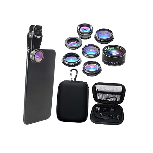 UPKOCH 7 1 Smartphone Kameraobjektiv Set 198° Fischaugenlinse Super Weitwinkel 15X Makro 2X Teleconverter Polarisationslinse Und Kaleidoskoplinse Für Alle Handys UPKOCH 7 1 Smartphone Kameraobjektiv Set 198° Fischaugenlinse Super Weitwinkel 15X Makro 2X Teleconverter Polarisationslinse Und Kaleidoskoplinse Für Alle Handys von UPKOCH