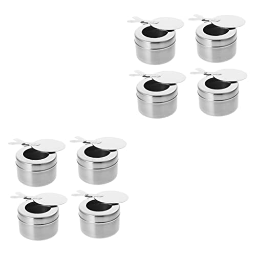 UPKOCH 8 Stück Edelstahlherd Wanderrucksäcke Grillzubehör Für Outdoor-Grill Kleiner Campingkocher Hotelbrenner Outdoor-Kochherd Outdoor-Campingkocher Kochgeschirr Herd von UPKOCH