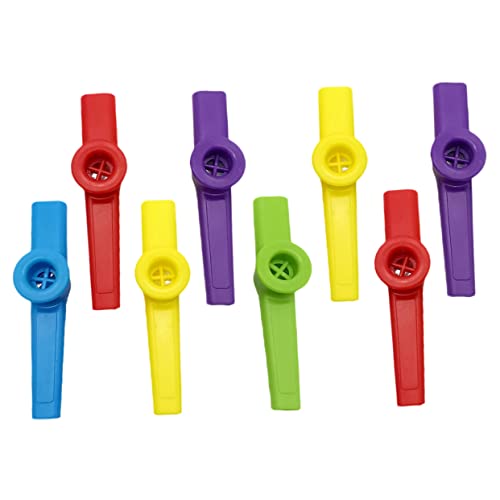 UPKOCH 8 Stück Kazoo für Kleinkinder Musical musikinstrumente music instruments querflöte Musikspielzeug für ukolele chaps + Kinderinstrument einfaches Kasoo Plastik von UPKOCH