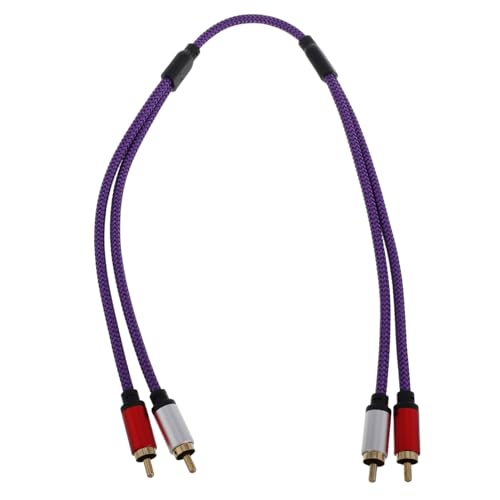 UPKOCH Audioleitung -Kabel zum Lautsprecherkabel -Stecker -Kabel Car-Audio Lautsprecherkabel an Cinch anschließen Cinch-Stecker auf Stecker Audiokabel Nylongeflecht UPKOCH Audioleitung -Kabel zum Lautsprecherkabel -Stecker -Kabel Car-Audio Lautsprecherkabel an Cinch anschließen Cinch-Stecker auf Stecker Audiokabel Nylongeflecht von UPKOCH