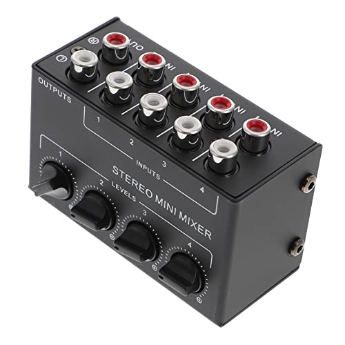 UPKOCH Audiomischer Tonmischer Linienmischer Mixer-audio Passiver Mischer Kanal-mixer Stereo-mini-mischpult Karaoke-sound-mixer Mini-mixer Stereo-audio-mixer Schwarz Eisen UPKOCH Audiomischer Tonmischer Linienmischer Mixer-audio Passiver Mischer Kanal-mixer Stereo-mini-mischpult Karaoke-sound-mixer Mini-mixer Stereo-audio-mixer Schwarz Eisen von UPKOCH