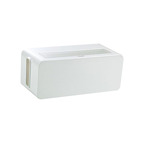 UPKOCH Aufbewahrungsbehälter Für Haushaltsdraht Weiß Drahtbox Kabel von UPKOCH