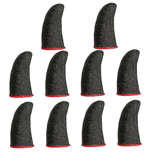 UPKOCH Gaming Essential 18 Fingermanschetten Aus Schwarzer Und Roter Faser 10er-set UPKOCH Gaming Essential 18 Fingermanschetten Aus Schwarzer Und Roter Faser 10er-set von UPKOCH