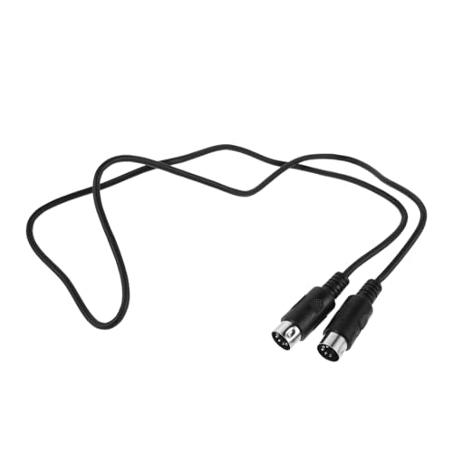UPKOCH Instrument Editing Line Midi Cord Instrumentenkabel Midi Kabel Draht Midi Kabel Für Keyboard Kabel Midi Schwarz Pvc von UPKOCH