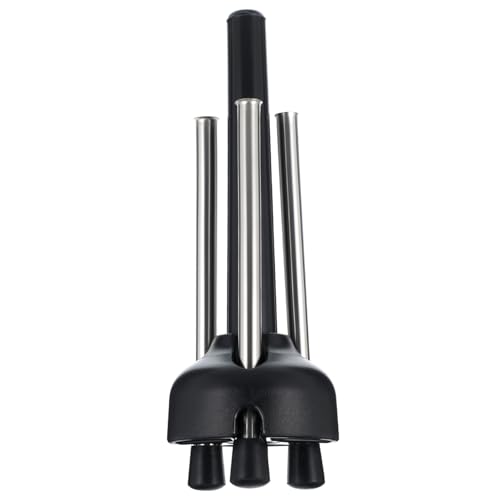 UPKOCH Instrumentenhalter Klarinettenständer Flötenständer Dreieckiger Instrumentenständer Gestell faltbares und tragbares Stativ Oboe Trompete Instrumentenstativ Klarinettenhalter Black von UPKOCH