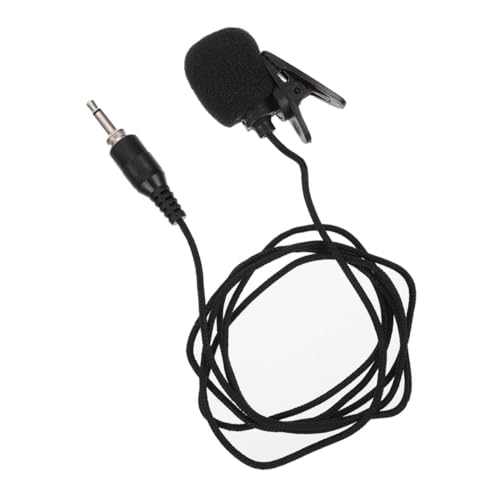 UPKOCH Kabelmikrofon Mit Kragenclip Lavalier Mikrofon Für Computer Smartphones Plug and Play Kompatibilität Langlebig Und Zuverlässig Für Videoaufnahmen von UPKOCH
