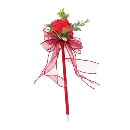UPKOCH Kugelschreiber mit Rosenimitat Künstliche Rosen-Schreibstifte Blumenstifte Masse Kugelschreiber mit Blumenmuster Rosenförmiger Schreibstift süße Stifte Stoff rot UPKOCH Kugelschreiber mit Rosenimitat Künstliche Rosen-Schreibstifte Blumenstifte Masse Kugelschreiber mit Blumenmuster Rosenförmiger Schreibstift süße Stifte Stoff rot von UPKOCH
