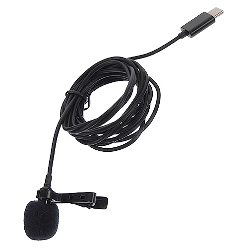 UPKOCH Lavalier Mikrofon Mit USB Typ C Kondensatormikrofon Für Handy Für Live Übertragungen Karaoke Und Aufnahmen Tragbar Und Professionell Für Studio Büro von UPKOCH