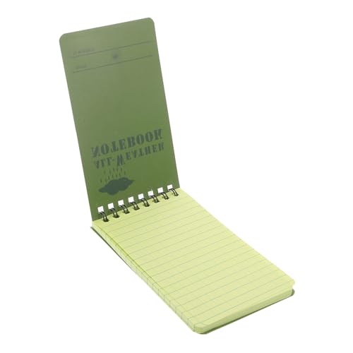 UPKOCH Wasserdichte Klebrige Noten Taschennotizbuch Praktisches Notizbuch Spiralnotenbuch Zeitschrift Tagebuch Notizblock Kleines Notizbuch Notebook-büro Papier Green UPKOCH Wasserdichte Klebrige Noten Taschennotizbuch Praktisches Notizbuch Spiralnotenbuch Zeitschrift Tagebuch Notizblock Kleines Notizbuch Notebook-büro Papier Green von UPKOCH