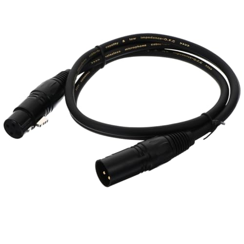 UPKOCH XLR-Mikrofonkabel 3-poliges Mikrofonkabel verdrahtet 3-poliges Kabel männlich kupferdraht leiter xlr draht kupferdrahtleiter mikrofonkabel Mischpult xlr kabel Black UPKOCH XLR-Mikrofonkabel 3-poliges Mikrofonkabel verdrahtet 3-poliges Kabel männlich kupferdraht leiter xlr draht kupferdrahtleiter mikrofonkabel Mischpult xlr kabel Black von UPKOCH