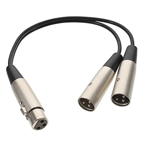 UPKOCH Xlr Splitter Kabel Weiblich Männliche Xlr Audio Verbindungskabel Doppelter Abschirmung für Mikrofone und Studiogeräte Sauerstofffreies von UPKOCH