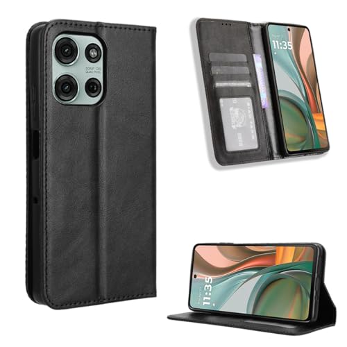 UPLAI Brieftasche Hülle für Motorola Moto G75, Slim Stoßfest Leder Handyhülle Case mit Standfunktion, Folio Magnetverschluss Schutzhülle Stilvoll Cover.Schwarz UPLAI Brieftasche Hülle für Motorola Moto G75, Slim Stoßfest Leder Handyhülle Case mit Standfunktion, Folio Magnetverschluss Schutzhülle Stilvoll Cover.Schwarz von UPLAI
