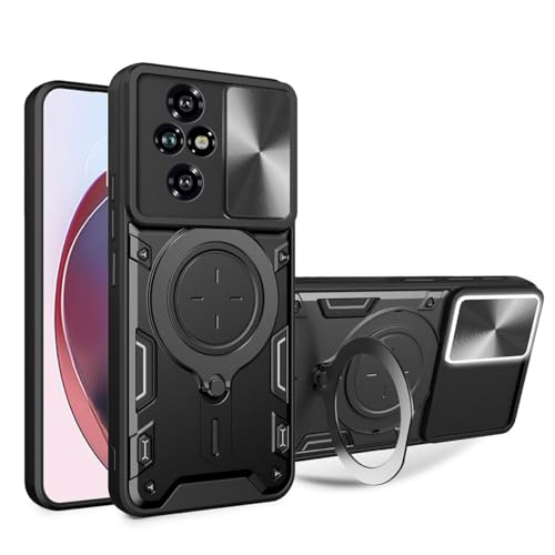 UPLAI Hülle für Honor 200 Pro, Slim Stoßfest Rüstung Handyhülle mit Gleiten Kamera Cover und Magnetisch Ständer, Prämie PC+TPU Dauerhaft Schutzhülle.Schwarz UPLAI Hülle für Honor 200 Pro, Slim Stoßfest Rüstung Handyhülle mit Gleiten Kamera Cover und Magnetisch Ständer, Prämie PC+TPU Dauerhaft Schutzhülle.Schwarz von UPLAI